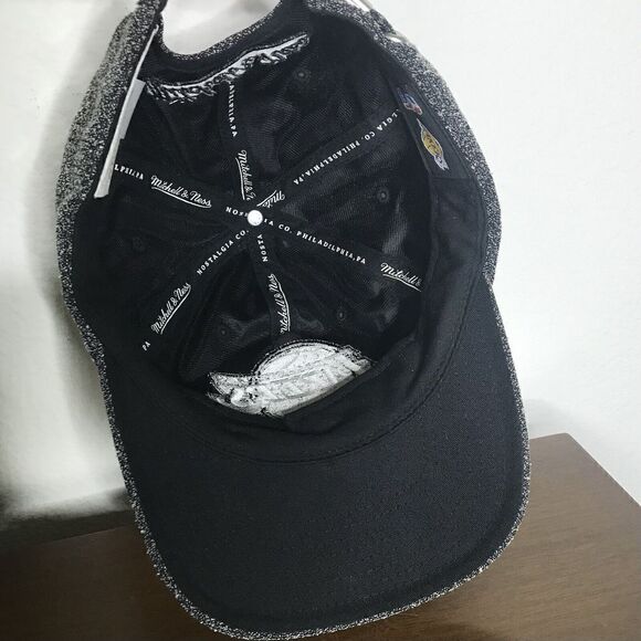 Los Angeles Lakers NBA Mitchell & Ness Hat Strapback Gray Fleck Mens One Size - Picture 8 of 12